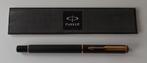 Parker balpen Rialto zwart/goud (nieuw showroom model), Nieuw, Met doosje, Ophalen of Verzenden, Parker