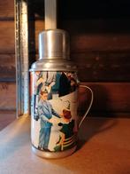 Thermoskan retro antiek met beker zilver, Antiek en Kunst, Ophalen of Verzenden