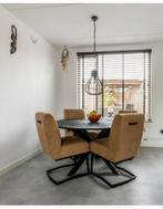 Ronde eettafel en 4 stoelen!, Huis en Inrichting, Tafels | Eettafels, Ophalen, 50 tot 100 cm, Rond, 50 tot 100 cm