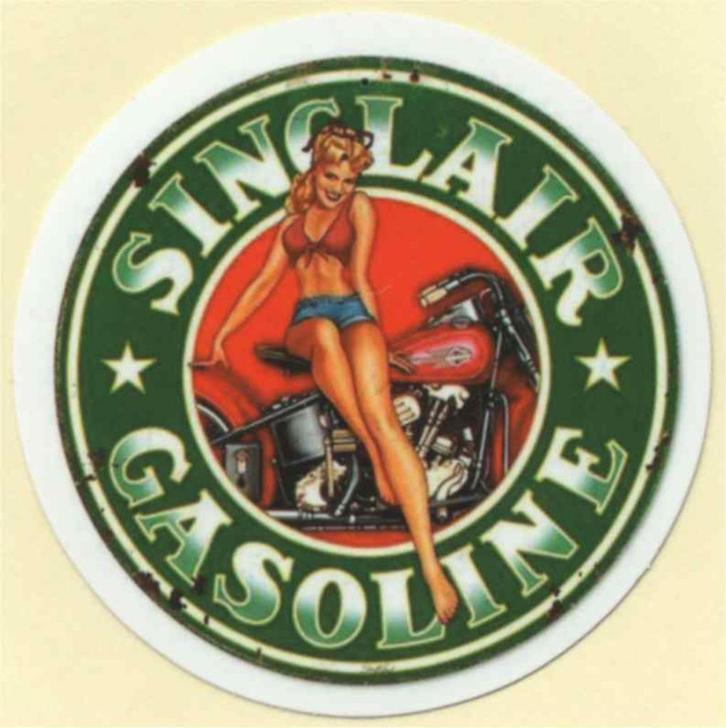 Sinclair Gasoline sticker #2, Motoren, Accessoires | Stickers, Ophalen of Verzenden