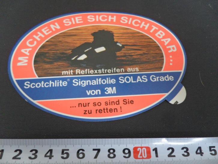 sticker Machen sie sich sichtbar Scotchlite 3M *, Verzamelen, Stickers, Zo goed als nieuw, Ophalen