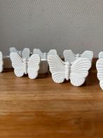 Vintage Vlinder Servet Ringen, Wit Porselein, Servetring, Gebruikt, Overige typen, Ophalen of Verzenden, Overige stijlen