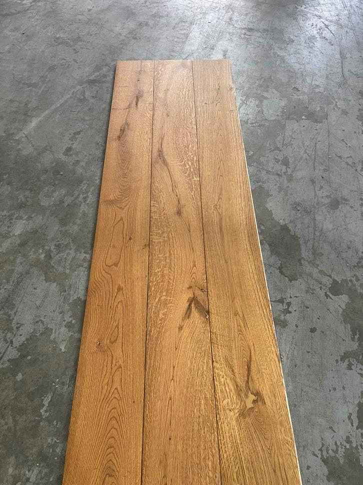 6.5m2 eiken multiplank nieuw Restpartij geolied, Doe-het-zelf en Verbouw, Vloerdelen en Plavuizen, Zo goed als nieuw, Vloerdelen of -planken