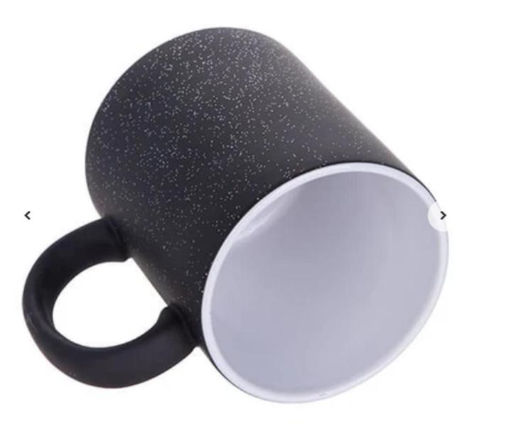 330ml (11oz) Magische Mok Mat Zwart Glitter voor sublimatie, Huis en Inrichting, Keuken | Servies, Nieuw, Kop(pen) en/of Schotel(s)