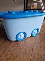 Vintage Lego bewaar krat op wieltjes, Huis en Inrichting, Gebruikt, Minder dan 50 cm, Ophalen of Verzenden, Minder dan 50 cm