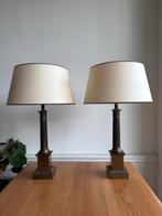 Antieke bronze empire Lamp - Uitstekende Staat!, Ophalen of Verzenden, Zo goed als nieuw, Metaal, 50 tot 75 cm