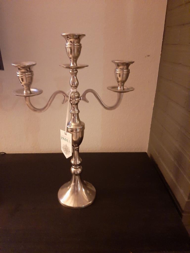 3 armige kandelaar, Antiek en Kunst, Antiek | Kandelaars, Ophalen, Koper of Brons