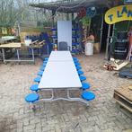 inklapbare picknicktafels, Tuin en Terras, Picknicktafels, Ophalen, Overige materialen, Gebruikt, Rechthoekig