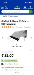 Obelink Sol Front XL Deluxe 330 voorwand, Ophalen of Verzenden, Zo goed als nieuw