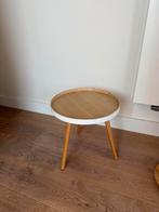 De Eekhoorn Salontafel Rond - Wit & Hout, Minder dan 45 cm, Rond, Ophalen of Verzenden, Zo goed als nieuw