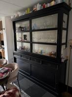 Zwarte buffetkast - 220x220x50 cm, Huis en Inrichting, Kasten | Buffetkasten, Ophalen, Gebruikt, 200 cm of meer, 200 cm of meer