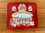 Oude Amstel 1870 bierviltjes in bewaarblik, Ophalen of Verzenden, Zo goed als nieuw, Glas of Glazen, Amstel