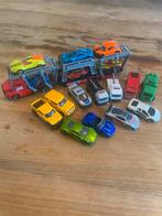 Autotransporter met leuke set auto’s, Ophalen of Verzenden, Zo goed als nieuw