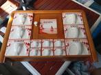 Vintage Kruidentek kast met keramische potjes, Huis en Inrichting, Kasten | Buffetkasten, Ophalen of Verzenden, 25 tot 50 cm, Minder dan 100 cm