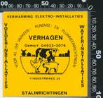 Sticker: Verhagen Stalinrichtingen - Gemert, Verzamelen, Stickers, Overige typen, Ophalen of Verzenden, Zo goed als nieuw