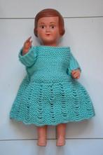 Oud schildpad popje, 30cm groot. (N31), Verzamelen, Poppen, Ophalen of Verzenden, Zo goed als nieuw, Pop