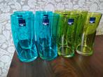 Leonardo Pisa Glazen - Blauw & Groen - Nieuw!, Huis en Inrichting, Keuken | Servies, Ophalen of Verzenden, Glas, Overige stijlen