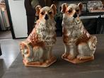 Antieke Hondenbeeldjes Staffordshire collie, Antiek en Kunst, Ophalen