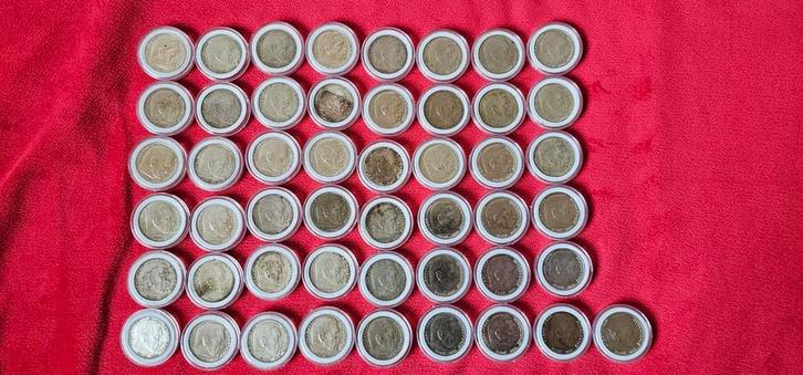 Duitse 2 (49x) & 5 (9x) Mark zilveren Munten WOII, Postzegels en Munten, Munten | Nederland, Vóór koninkrijk, Ophalen of Verzenden