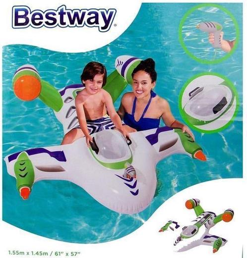 Bestway - Opblaasbaar Rider Watervliegtuig - 155 x 145 cm, Kinderen en Baby's, Speelgoed | Buiten | Los speelgoed, Nieuw, Ophalen of Verzenden