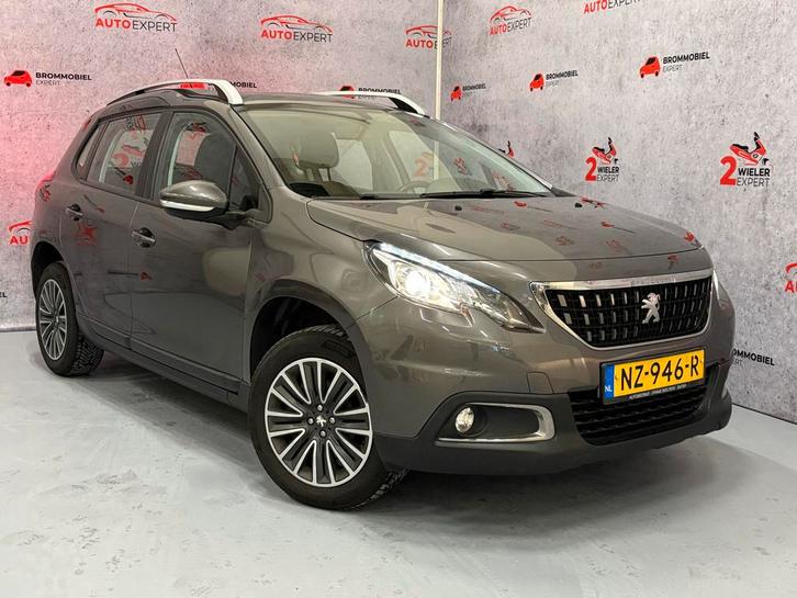 Peugeot 2008 1.2 VTI 60KW/82PK 2017 Grijs, Auto's, Peugeot, Bedrijf, Airbags, Airconditioning, Bluetooth, Boordcomputer, Centrale vergrendeling