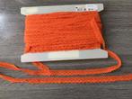 Nr 644. ) AANBIEDING  mooi oud oranje katoen  KANT 10 m 3,00, Verzenden, Nieuw, Kant