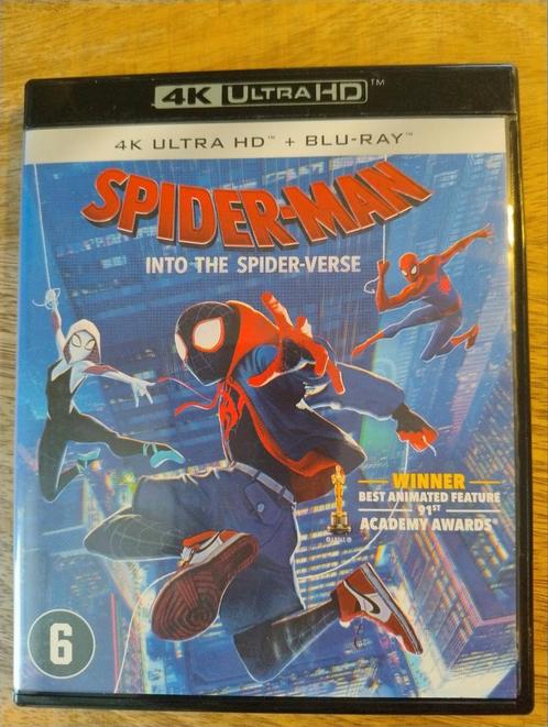 Spider-man into the Spider verse 4k Ultra HD blu-ray, Cd's en Dvd's, Blu-ray, Zo goed als nieuw, Tekenfilms en Animatie, Ophalen of Verzenden