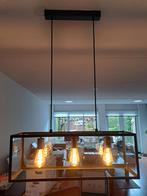 Moderne eettafel hanglamp zwart metaal, Huis en Inrichting, Ophalen, Zo goed als nieuw, Metaal, Minder dan 50 cm