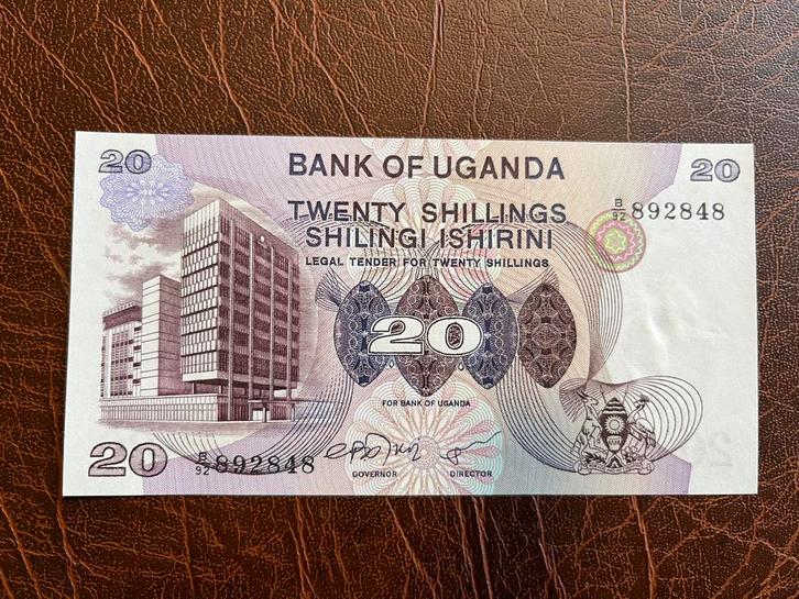 Oeganda twintig shilling ZJ UNC, Postzegels en Munten, Bankbiljetten | Afrika, Los biljet, Overige landen, Ophalen of Verzenden