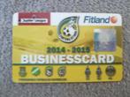 Businessclubcard Fortuna Sittard 2014/2015 witte achterkant, Verzamelen, Ophalen of Verzenden, Gebruikt, Overige binnenlandse clubs