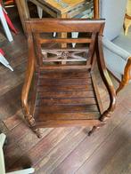 Houten stoel, Huis en Inrichting, Stoelen, Ophalen, Gebruikt, Bruin, Eén