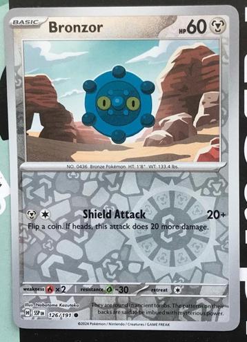 Pokemon - Bronzor (SSP 126) Reverse holo.. beschikbaar voor biedingen