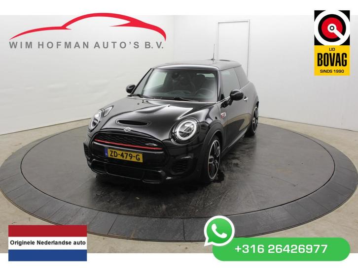 MINI 2.0 John Cooper Works 232PK Panodak Leder Camera head-U, Auto's, Mini, Bedrijf, Te koop, John Cooper Works, ABS, Achteruitrijcamera