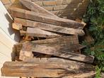 Aantal hardhouten en douglas palen circa 75cm lang, Doe-het-zelf en Verbouw, Hout en Planken, Gebruikt, Ophalen of Verzenden, 50 mm of meer