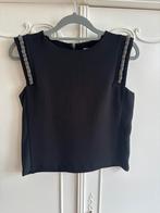 Nieuw zwarte top Mango maat XS, Zwart, Nieuw, Ophalen of Verzenden, Zonder mouw