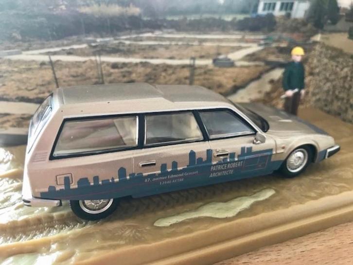 Citroen CX Break Architect (RTV winkel) Atlas diorama 1:43, Hobby en Vrije tijd, Modelauto's | 1:43, Nieuw, Auto, Overige merken