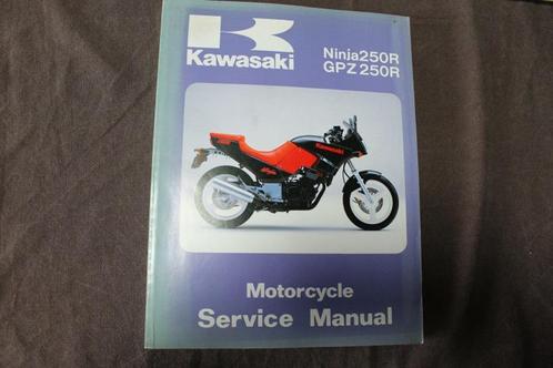 Kawasaki GPZ250 R Ninja 250R 1986 1987 service manual EX250, Motoren, Handleidingen en Instructieboekjes, Kawasaki, Ophalen of Verzenden