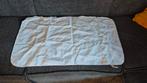 Waterdichte onderlegger baby bed 50x90cm, Ophalen, Zo goed als nieuw, Wit, Jongetje of Meisje