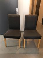 2 eetkamerstoelen ikea hendriksdal met losse hoes, Huis en Inrichting, Stoelen, Ophalen, Zo goed als nieuw, Twee