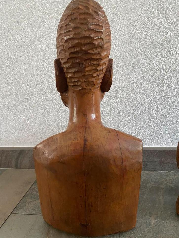 Houten Afrikaans Beeld, Antiek en Kunst, Kunst | Beelden en Houtsnijwerken, Ophalen of Verzenden