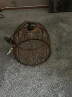 2 rieten hanglampen, Ophalen of Verzenden, Zo goed als nieuw, Minder dan 50 cm