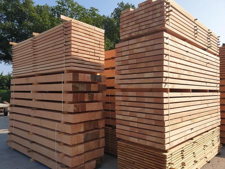 Douglas balken tot 9 meter lengte uit eigen zagerij, Tuin en Terras, Palen, Balken en Planken, Nieuw, Balken, 250 cm of meer, Ophalen