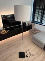 Moderne vloerlamp – zwart met linnen kap, Ophalen, Overige materialen, Zo goed als nieuw, Modern