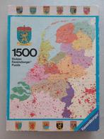 Puzzle Kaart van Nederland - 1500 stukjes (Ruilen of Biede, 500 t/m 1500 stukjes, Legpuzzel, Zo goed als nieuw, Ophalen