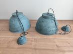2 Hanglampen metaal, merk Qazqa, Ophalen, Zo goed als nieuw, Metaal, Minder dan 50 cm