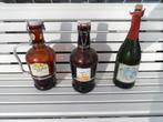 3 OUDE Bierflessen LEEG, Verzamelen, Biermerken, Ophalen of Verzenden, Gebruikt, Flesje(s), Overige merken