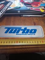 Turbo magirus deutz, Verzamelen, Stickers, Ophalen of Verzenden, Zo goed als nieuw