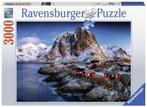 Ravensburger: Hamnoy Lofoten 3000 Stukjes, Ophalen of Verzenden, Meer dan 1500 stukjes, Nieuw, Legpuzzel