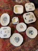 Servies van societe ceramique Maastricht, Ophalen