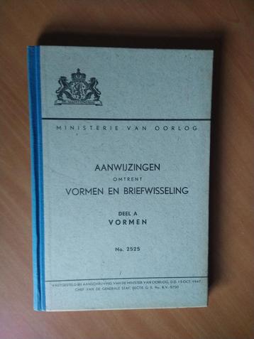 Aanwijzingen omtrent vormen en briefwisseling. Deel A Vormen beschikbaar voor biedingen